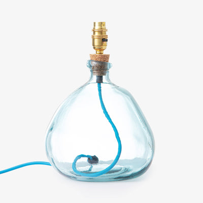 Bobble Glass Lamp, Light Blue, 29 cm 1