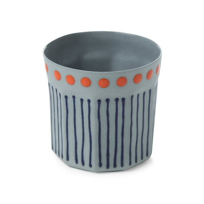 Ringmaster Handmade Striped Cup, Grey, 280 ml 1