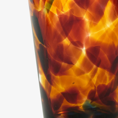 Brillante Hand-blown Vase, Brown, M 2