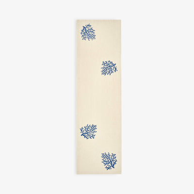 Marley Runner, Natural - Blue, 50x180 cm 1