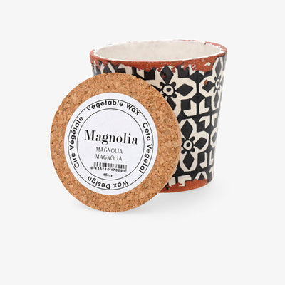 Mosaic Magnolia Candle, Black, 583 g 2