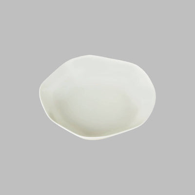 Alumilite Set of 6 Oval Plates, Creme, 21 cm 1