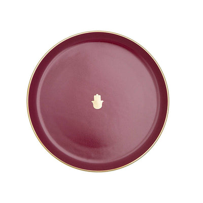 Glamorous Set of 6 Side Plates, Fuchsia, 20 cm 1