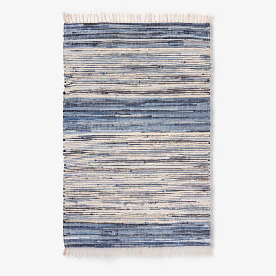 Toren Rug, Off-White - Blue,120x180 cm Modern Rugs sazy.com
