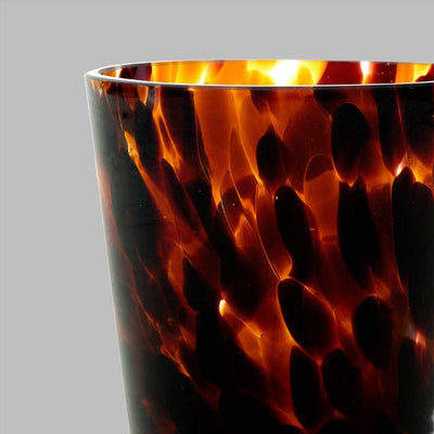 Brillante Hand-blown Vase, Brown, S 2