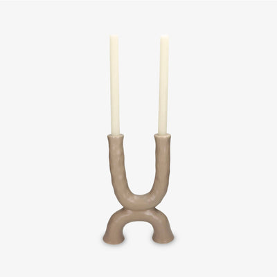 Looper Candle Holder, Beige, M 2