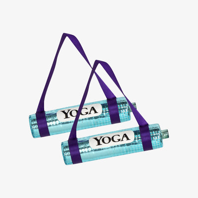Yoga Matt Ornament, Set of 2, Blue 1