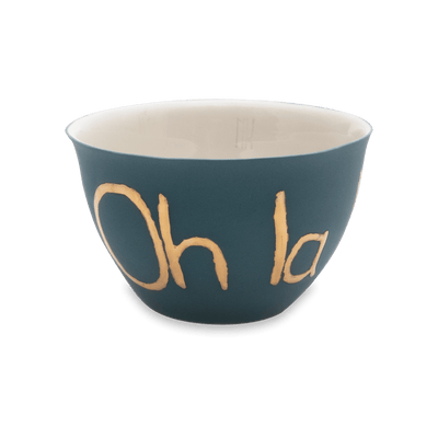 Handmade Oh La La Cup, Green - Gold, 110 ml 1