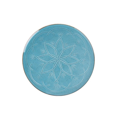Christina Set of 6 Flat Plates, Turquoise, 32 cm 1
