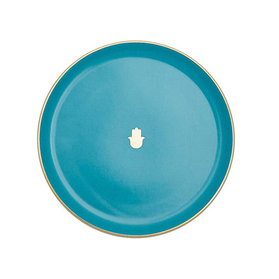 Glamorous Set of 6 Side Plates, Turquoise, 20 cm 1