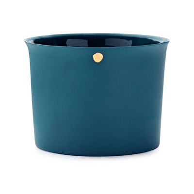 Handmade Nocturnal Big Mug, Green - Gold, 330 ml 1