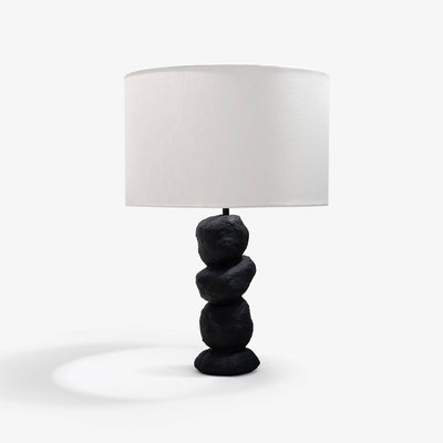 Stac Papier Mâché Table Lamp, Black Table & Bedside Lamps sazy.com