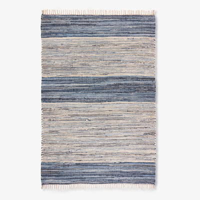 Toren Rug, Off-White - Blue,160x230 cm Modern Rugs sazy.com