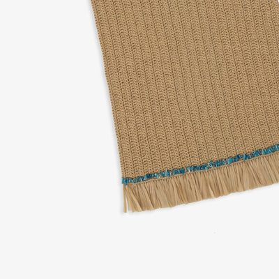 Hallie Placemat, Natural - Blue 2