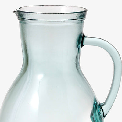 Bulb Glass Jug, Clear, 2.3 L 2