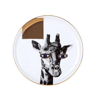 Wild Life Set of 6 Giraffe Side Plates, 20 cm 1