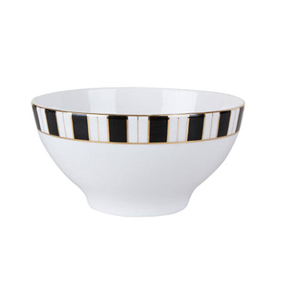 Palms Set of 2 Bowls, Black - Gold - White, 16 cm 1