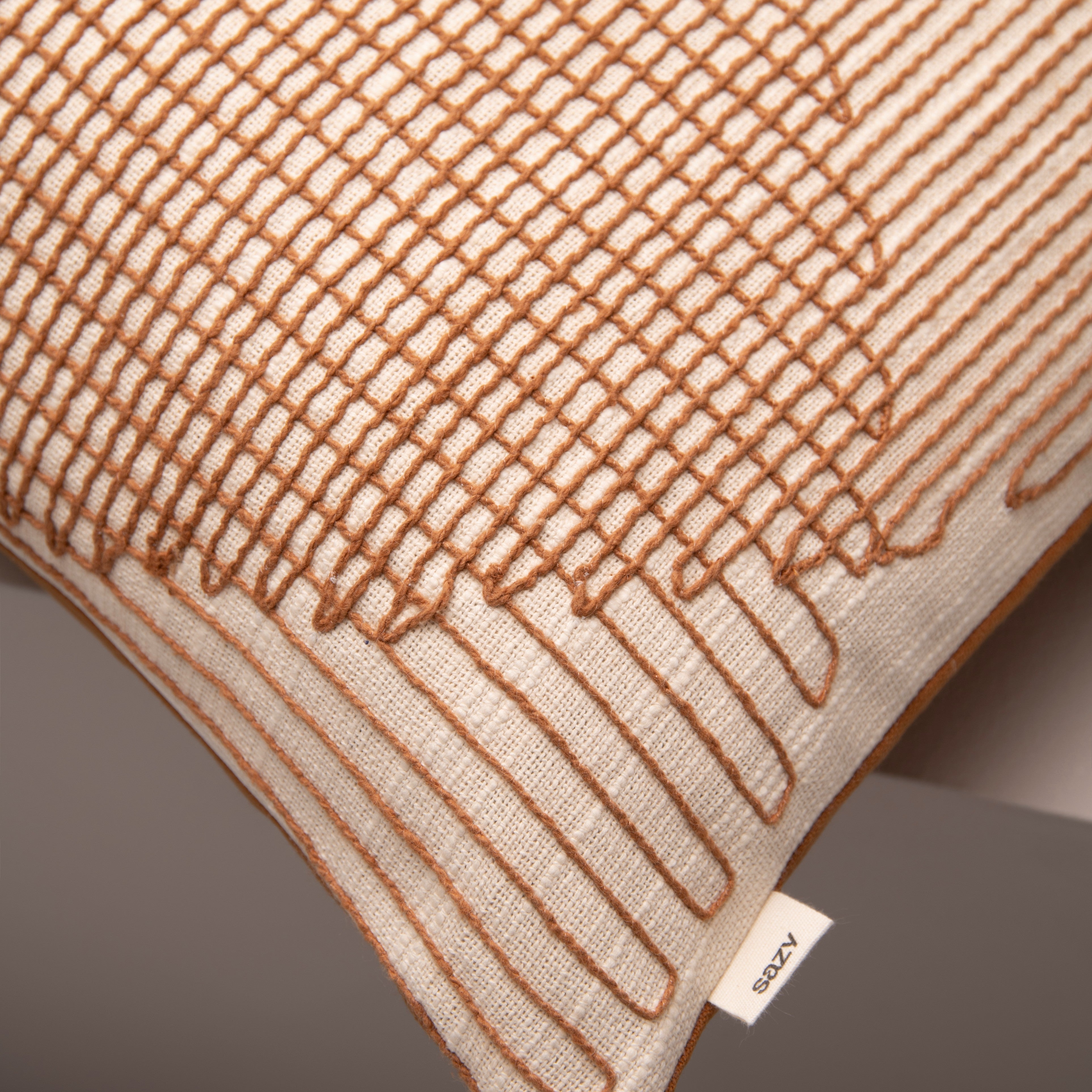 Hatch Stitched Cushion