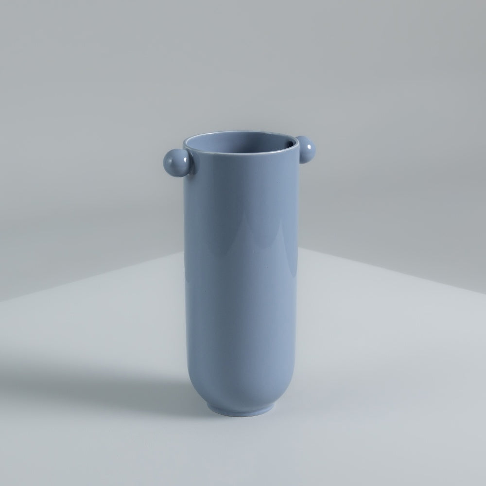 Orelha Tall Vase Gloss Blue