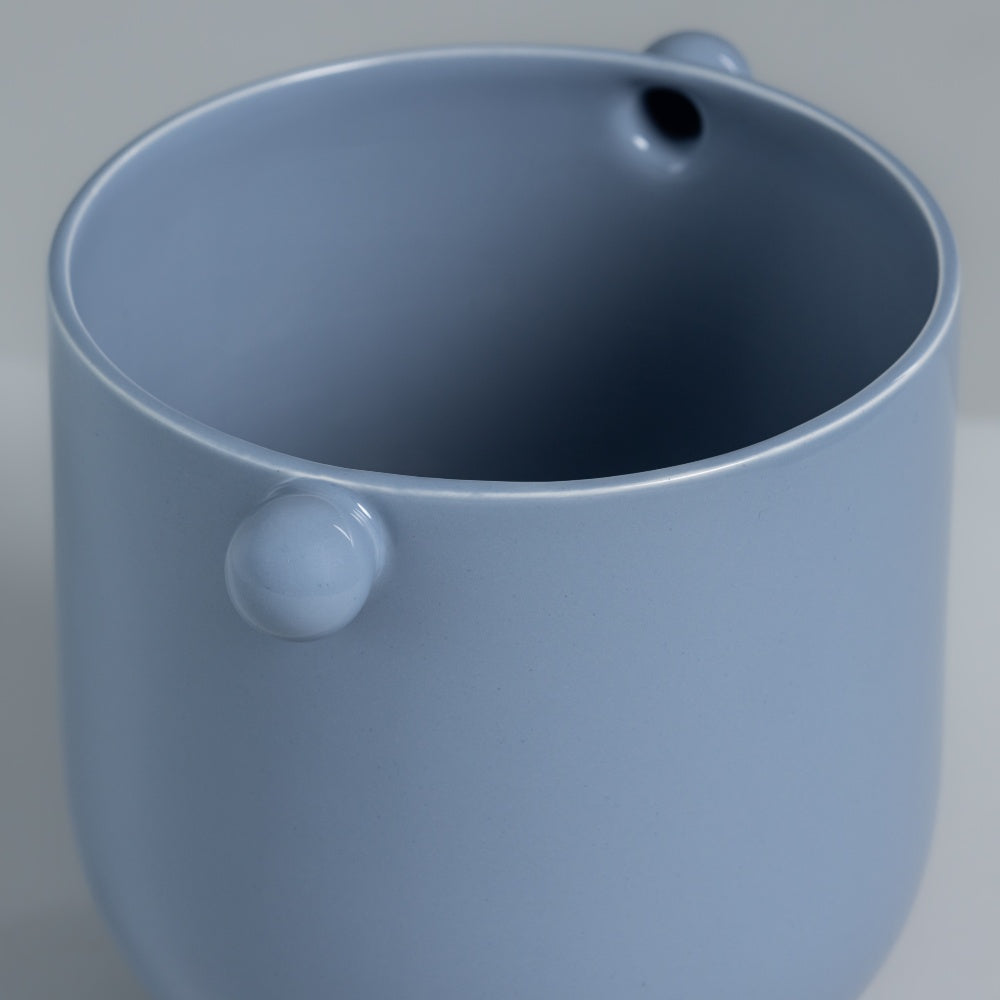 Orelha Medium Vase/Planter Gloss Blue