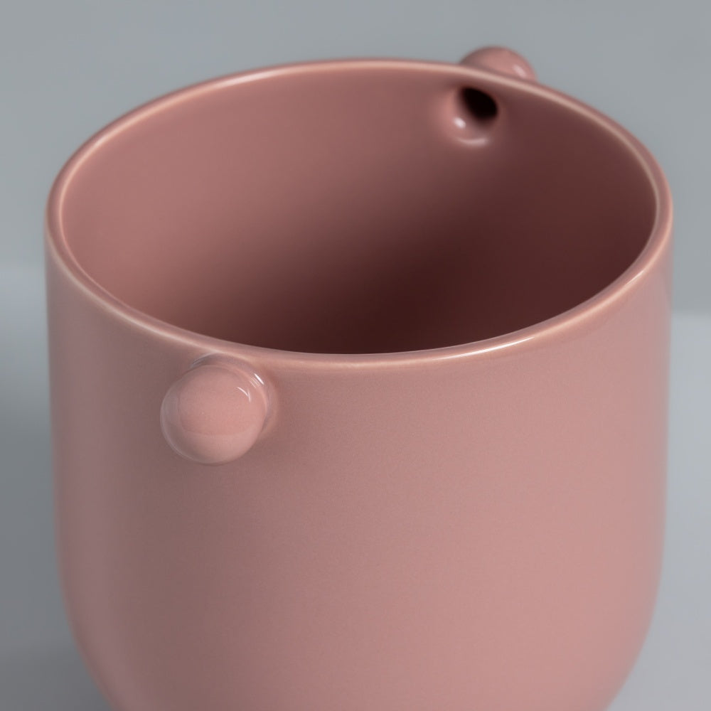 Orelha Medium Vase/Planter Gloss Rose