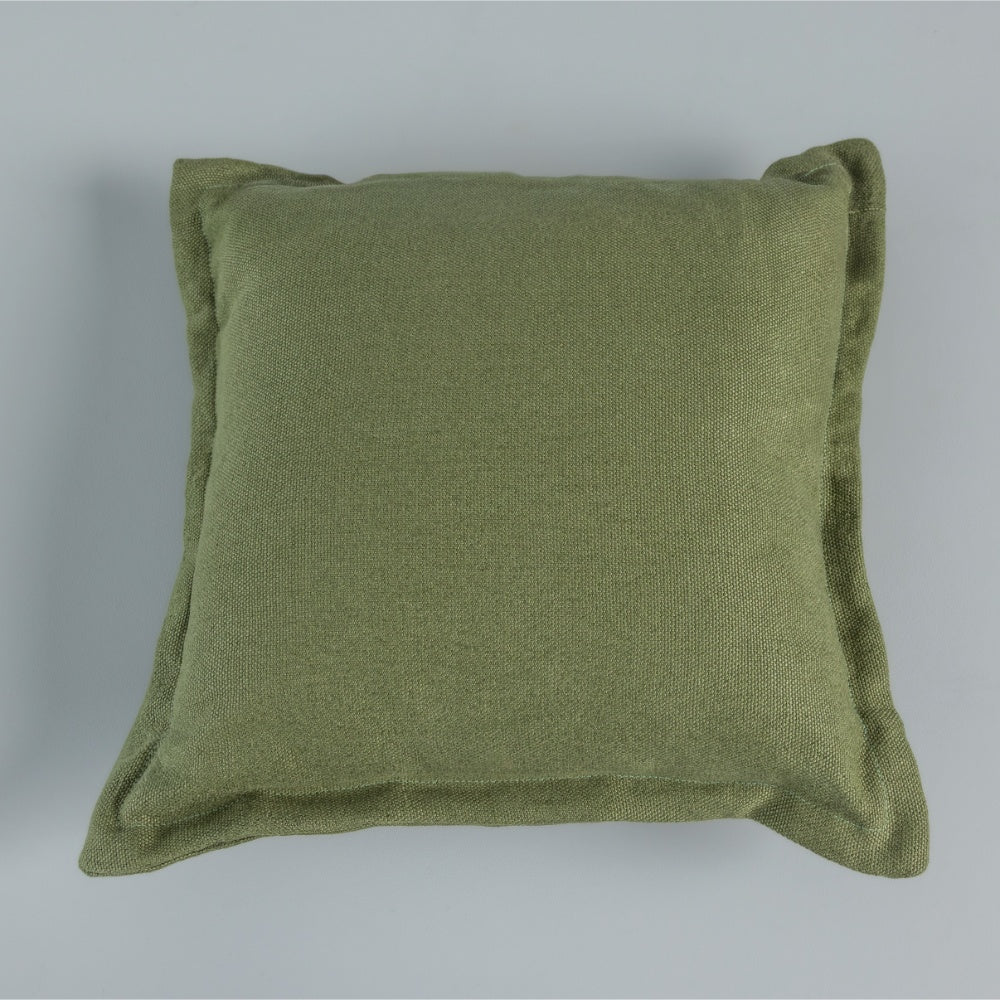 Salvage 48x48cm Cushion Linen Green