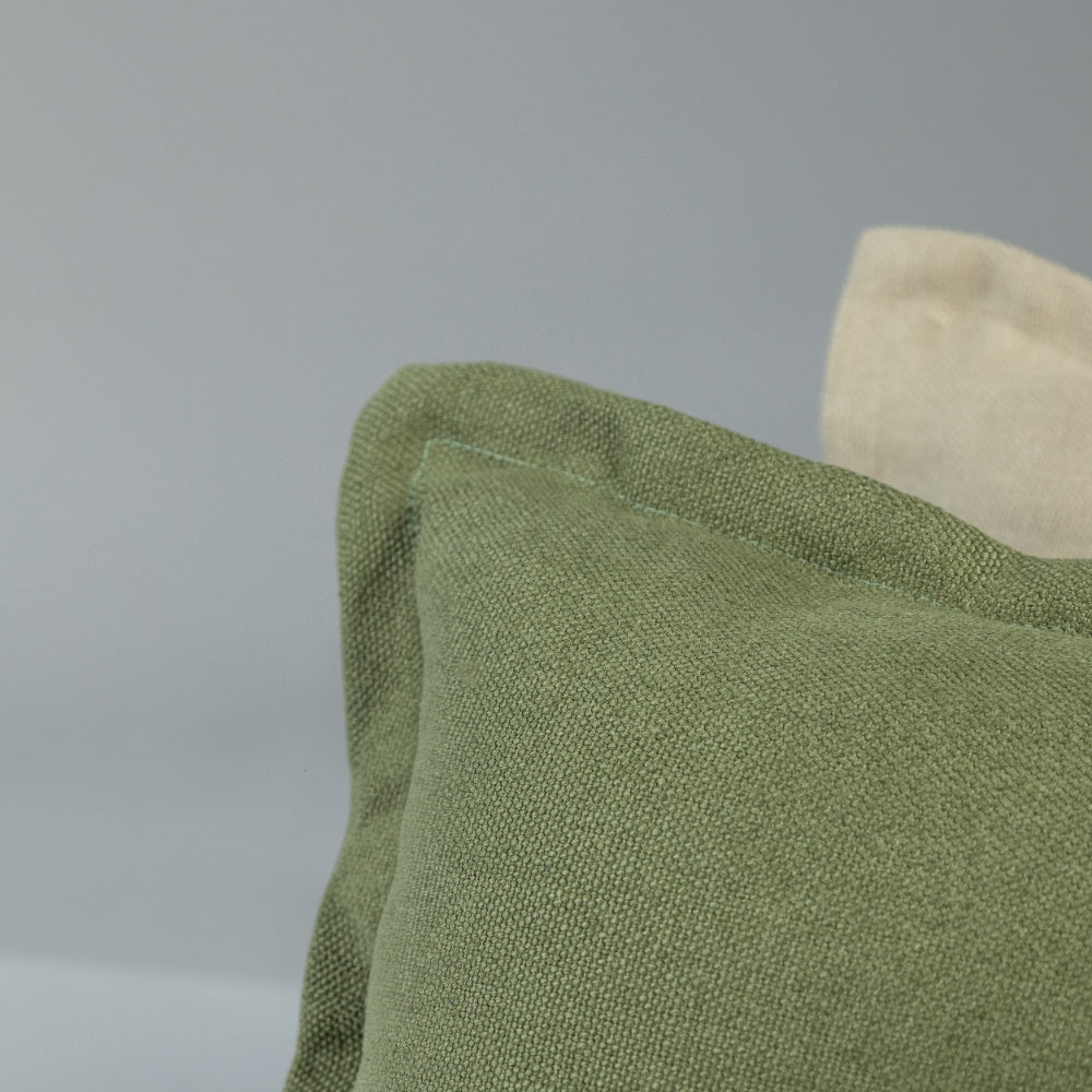 Salvage 48x48cm Cushion Linen Green