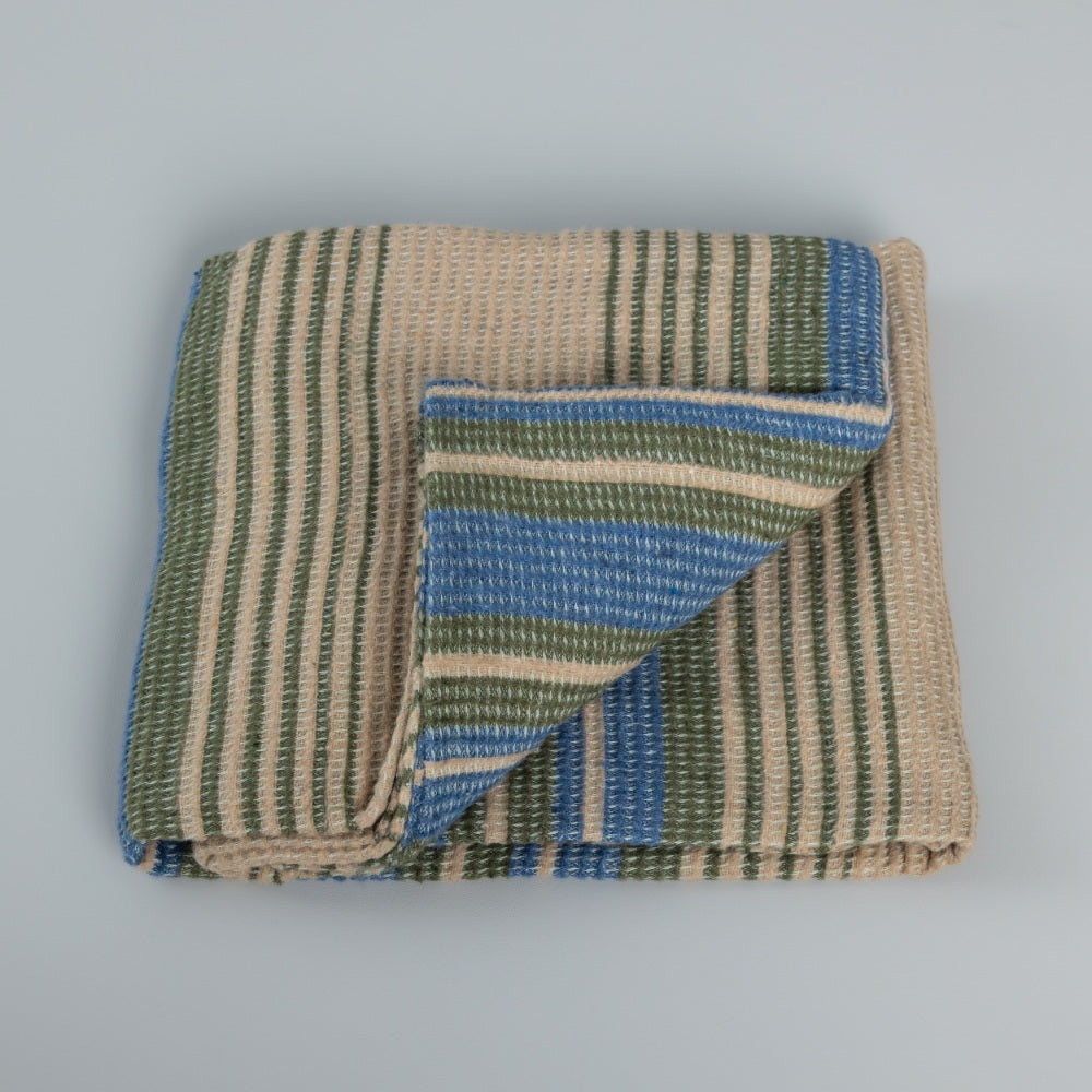 Noah Textured Throw Ribbed Cotton Blend Multi