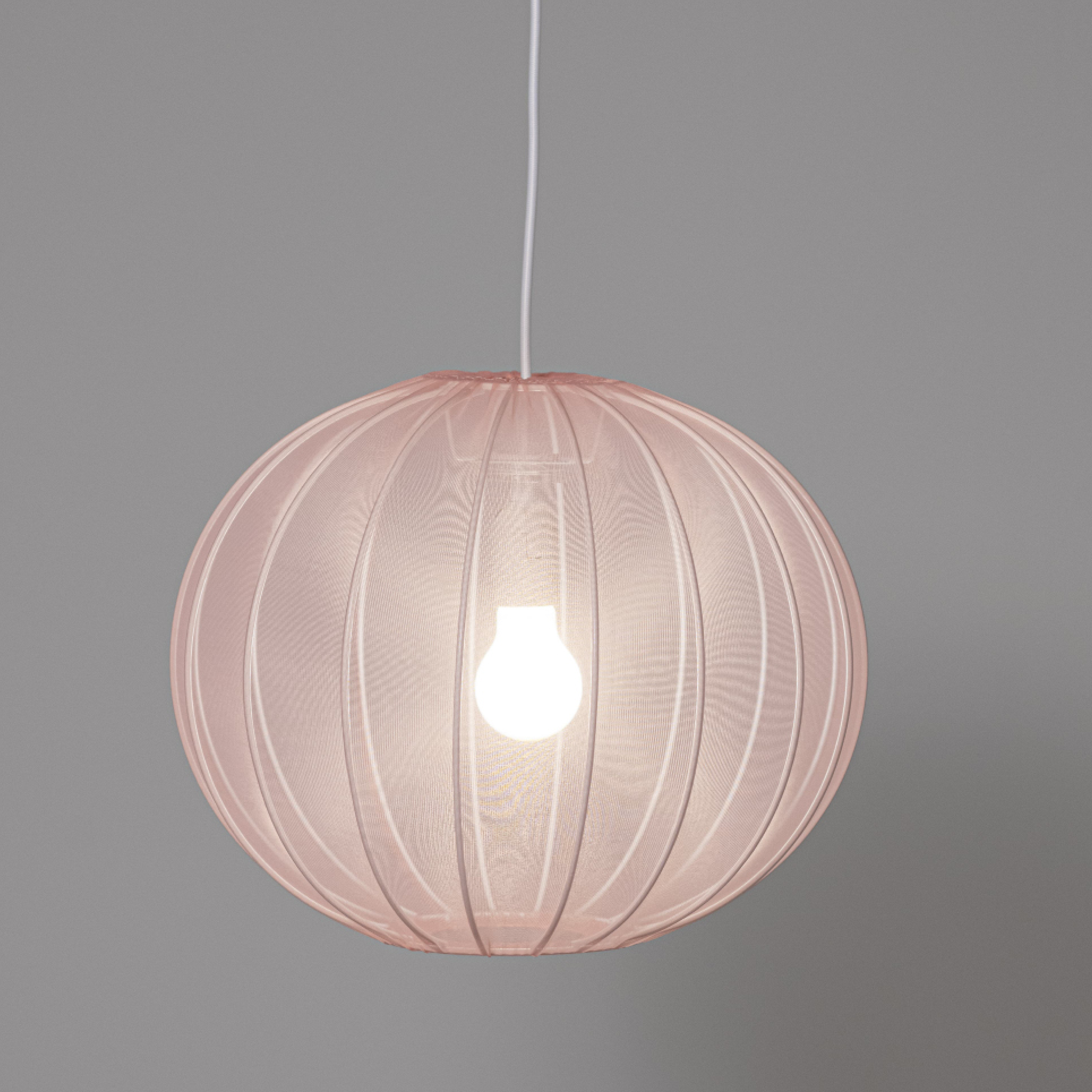 Mist Pendant Lampshade 39cm, Rose Chiffon