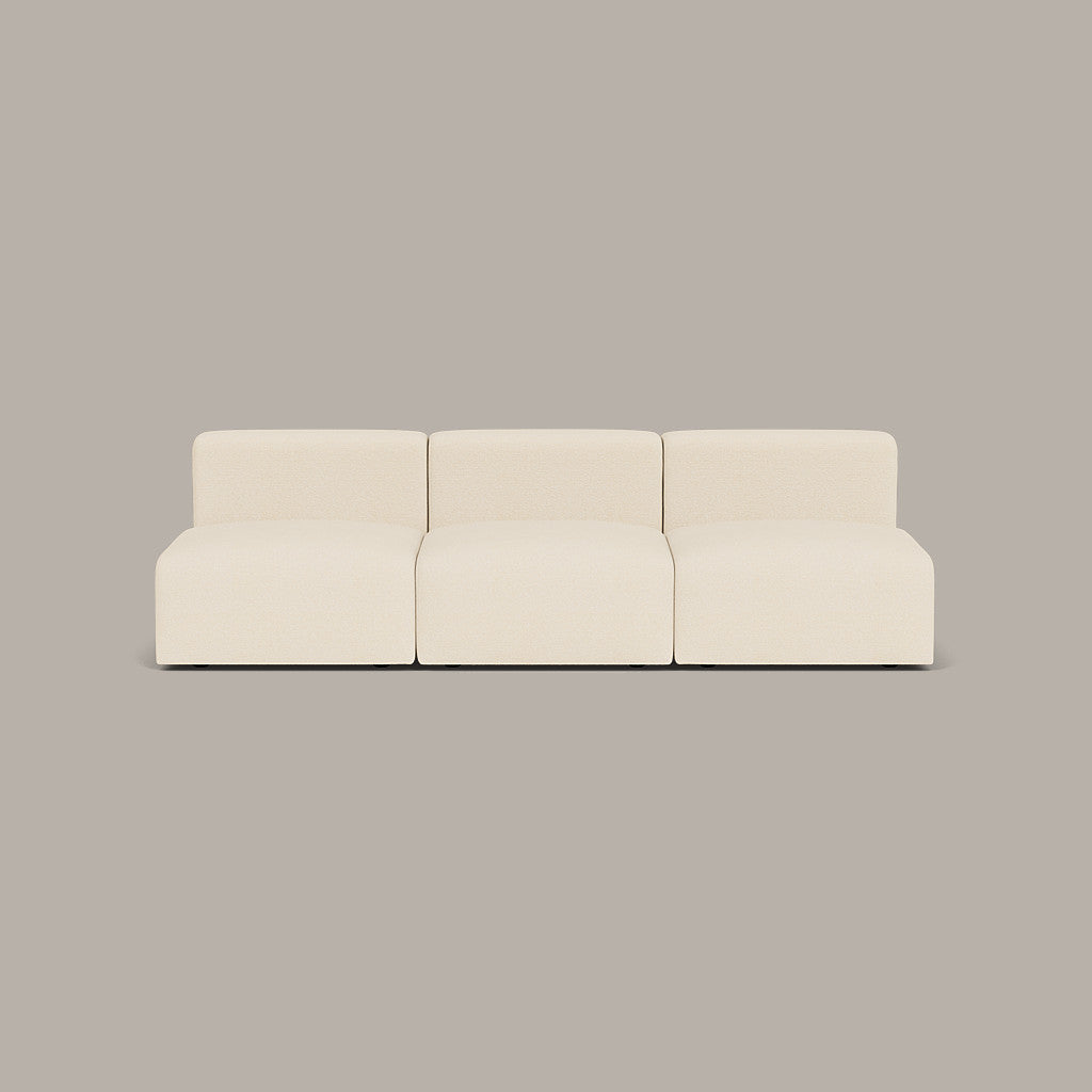 Cob 3 Seater Armless Modular Sofa