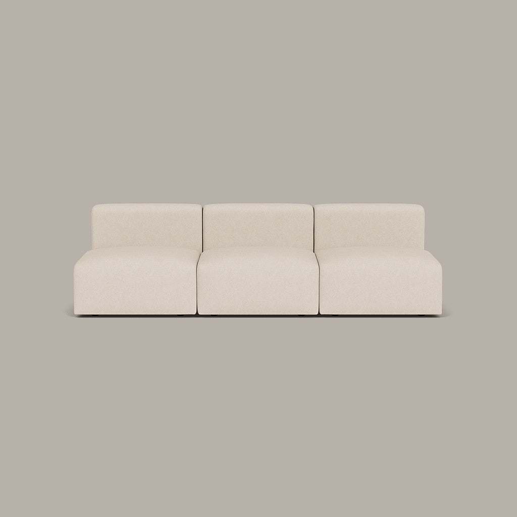 Cob 3 Seater Armless Modular Sofa