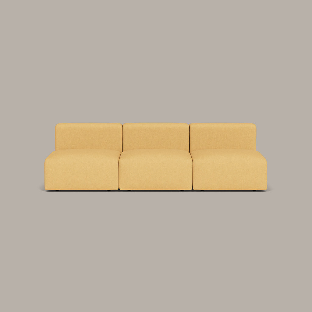 Cob 3 Seater Armless Modular Sofa