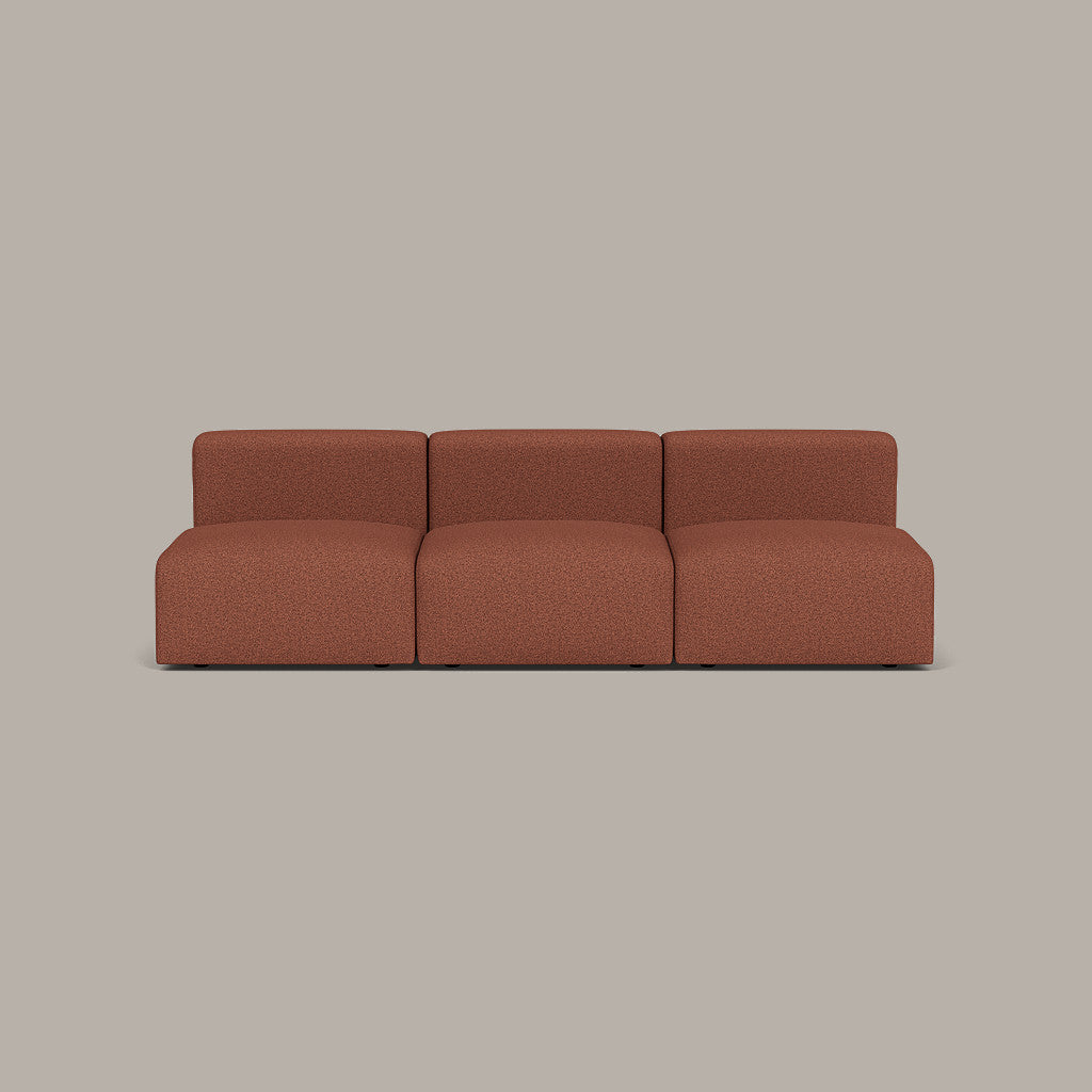 Cob 3 Seater Armless Modular Sofa