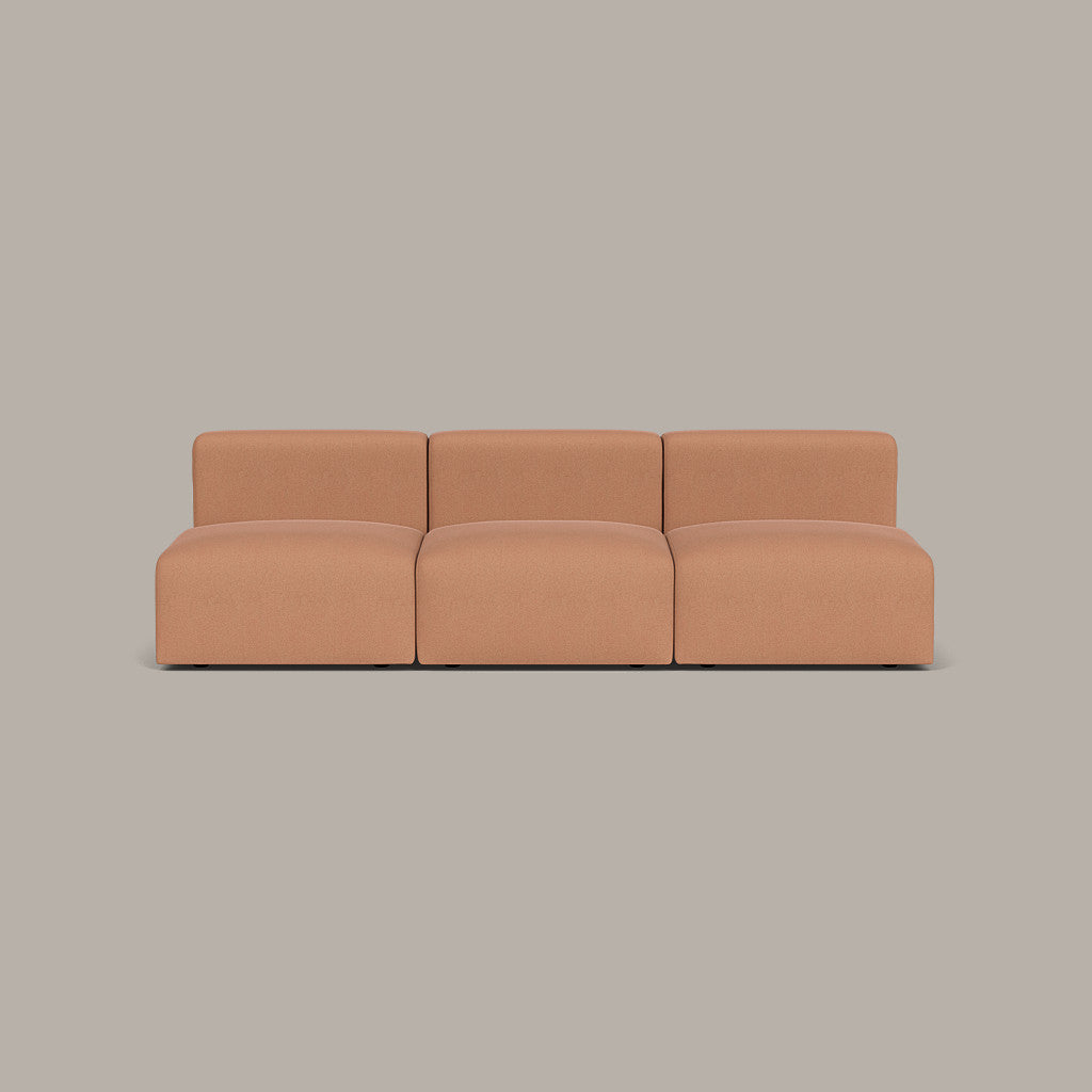Cob 3 Seater Armless Modular Sofa