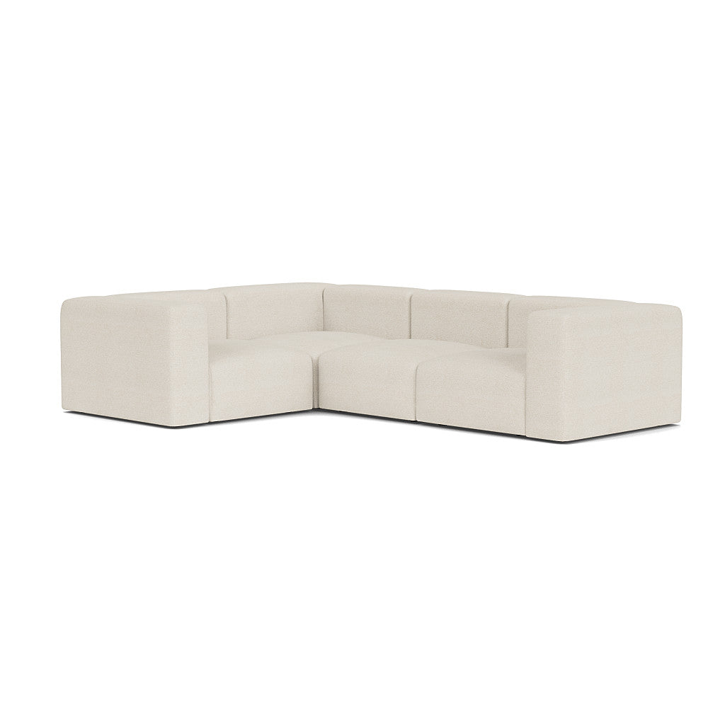 Cob Left Corner Modular Sofa, Arpa Boucle, Warm Grey