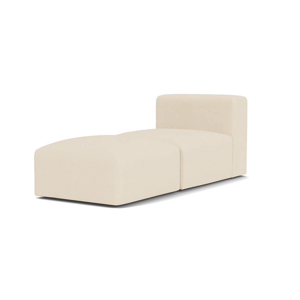 Cob Chaise Lounge Modular Chair, Boucle, Nougat