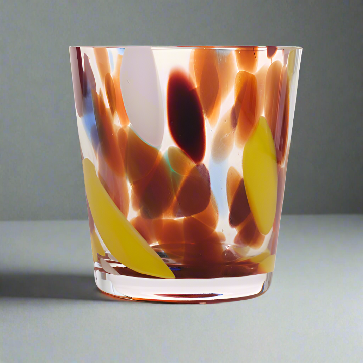 Brillante Handblown Glass Vase, Multicoloured (13cm)