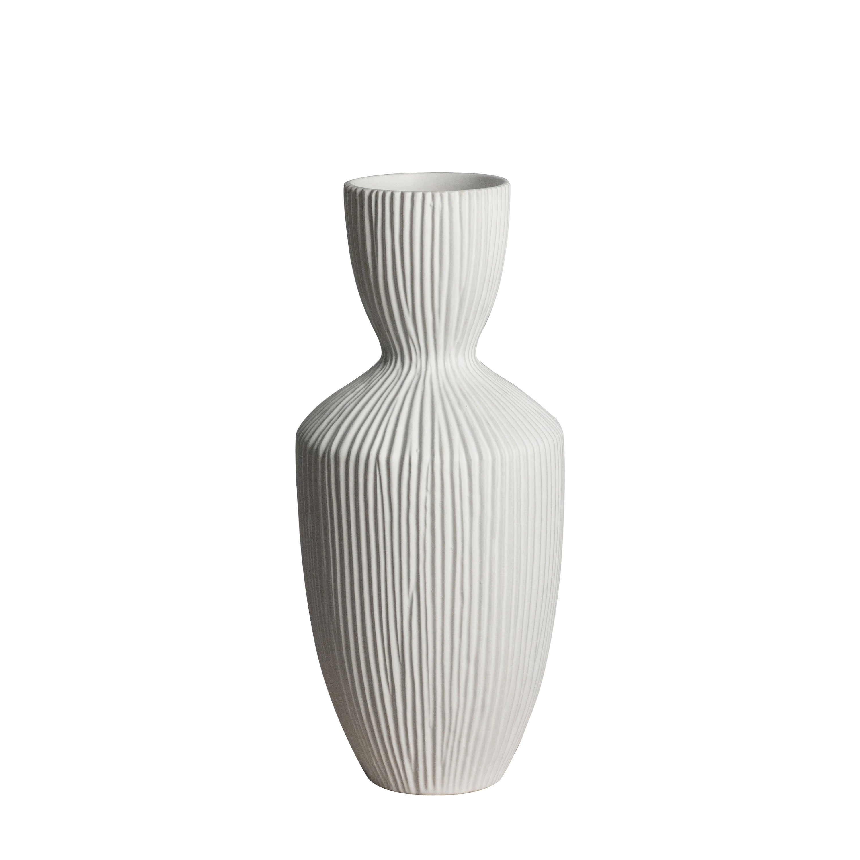 Hirano Vase Stoneware Cream