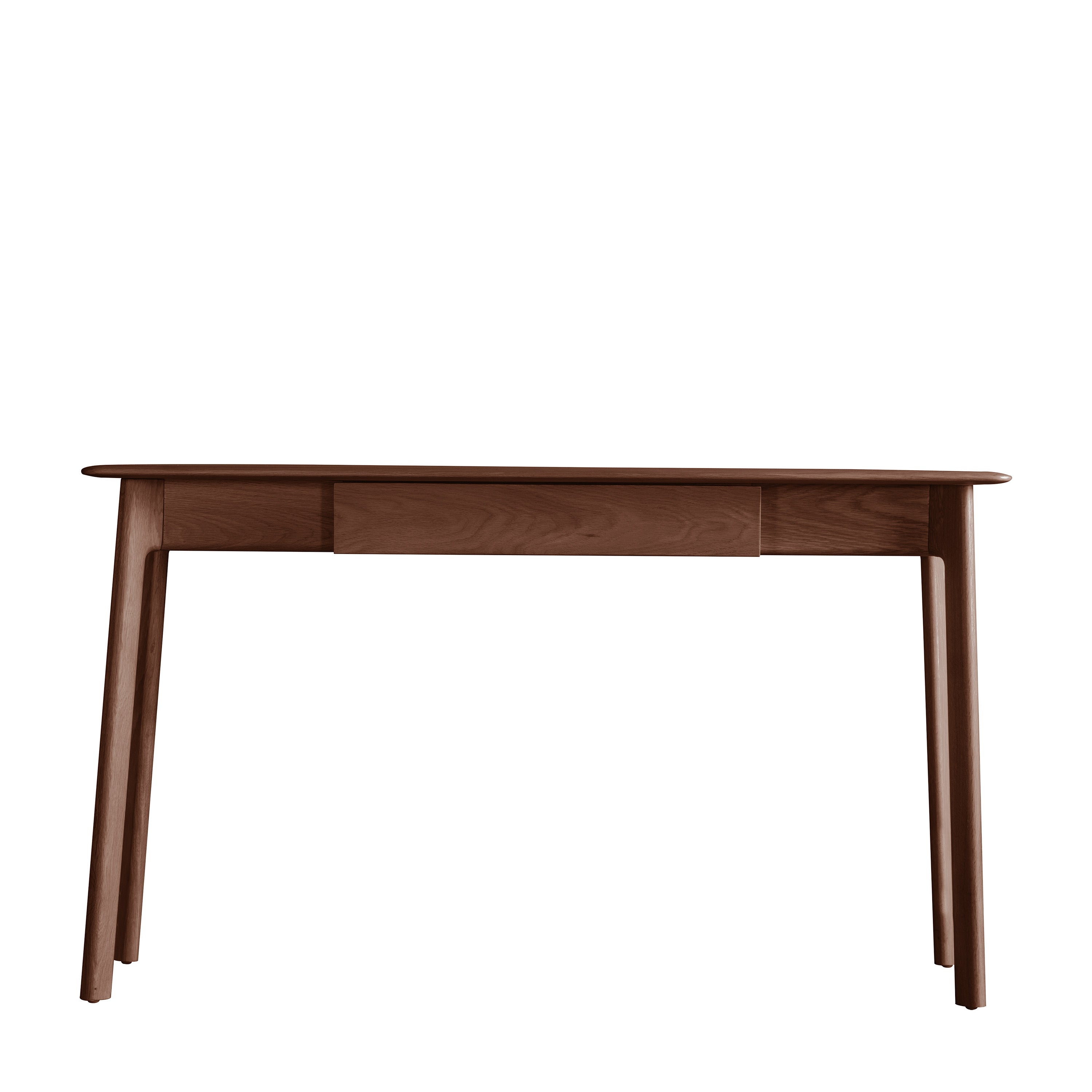 Madrid 1 Drawer Desk Wood Walnut