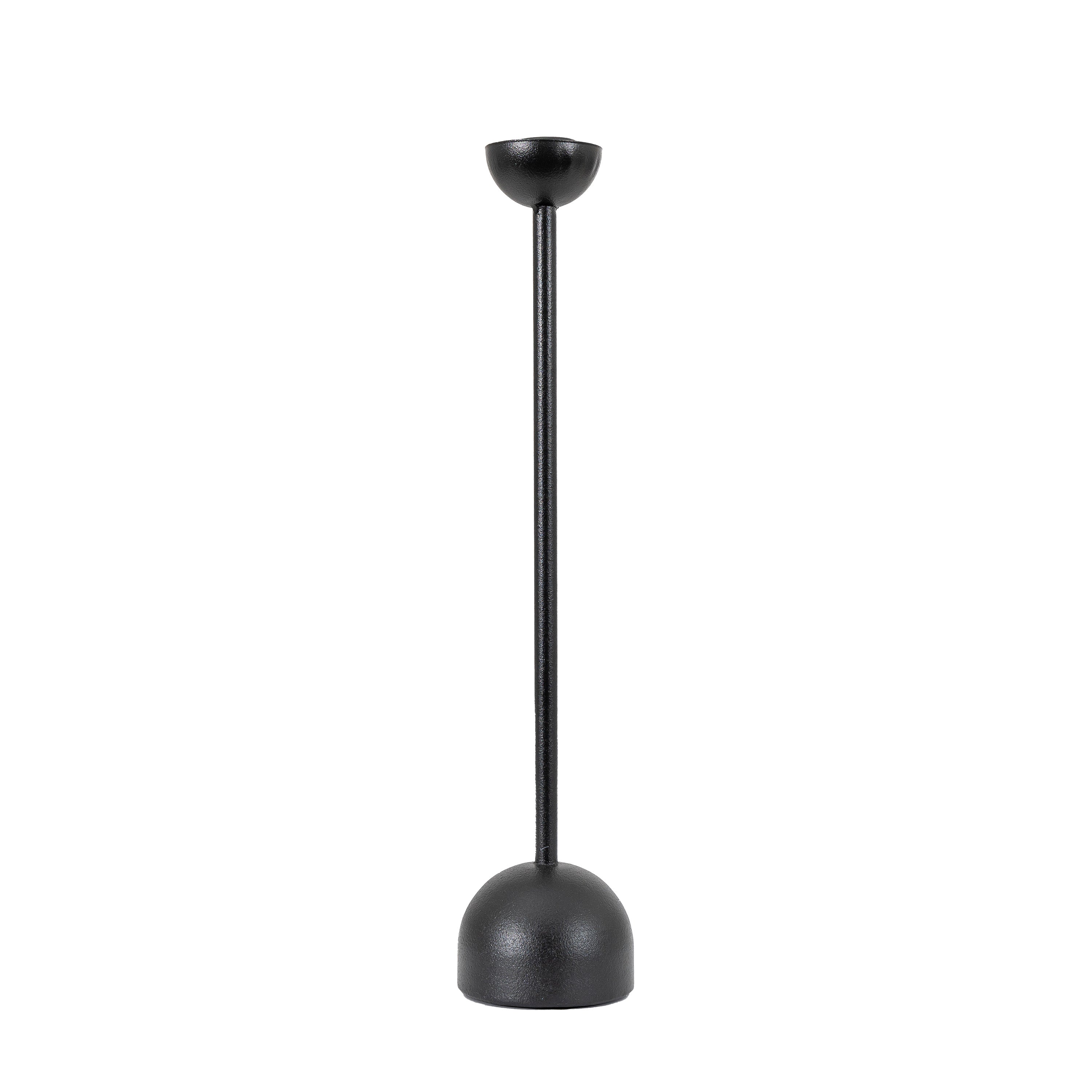 Roddy Candle Stick Small Metal Black