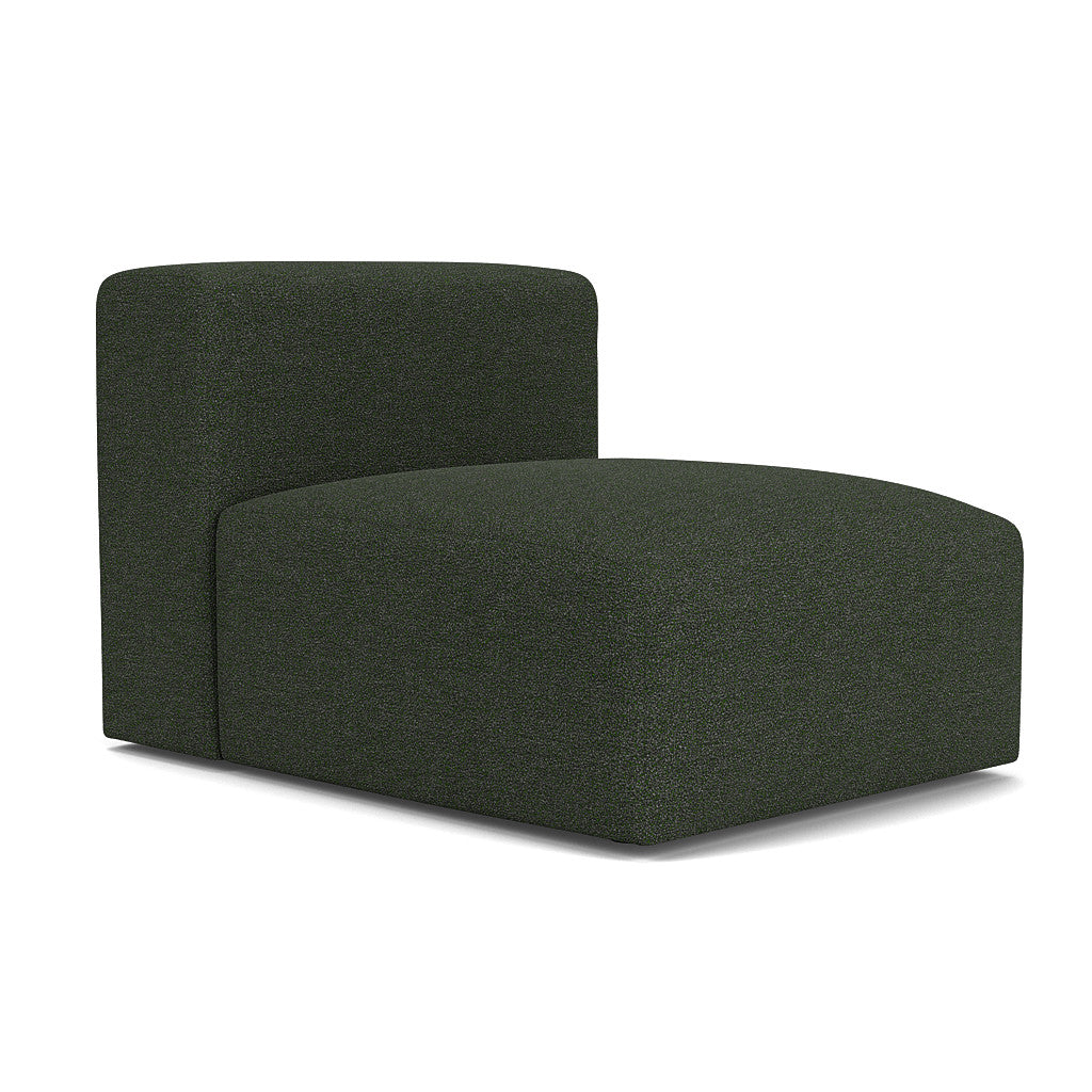 Cob Single Seater Modular Chair, Boucle, Green Forest