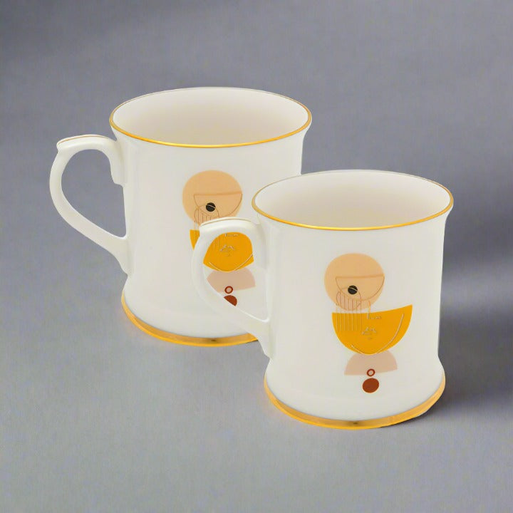 Abstract Coffee Mugs (Set of 2)