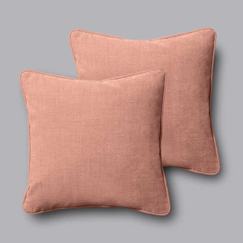 Cob Cushions 40x40cm Grace Chenille Rose, Set of 2