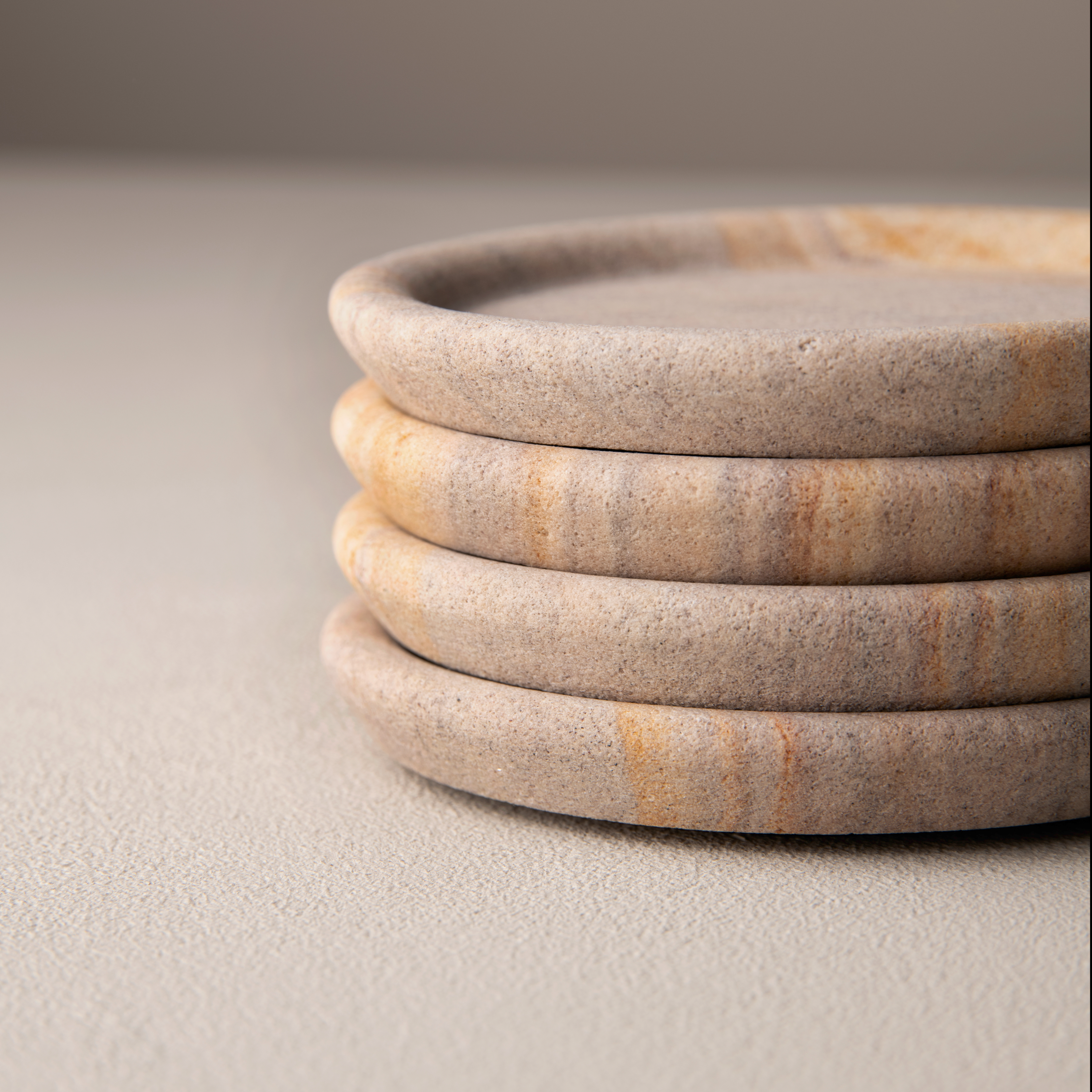 Paria Rainbow Sandstone Coasters, (Set of 4)