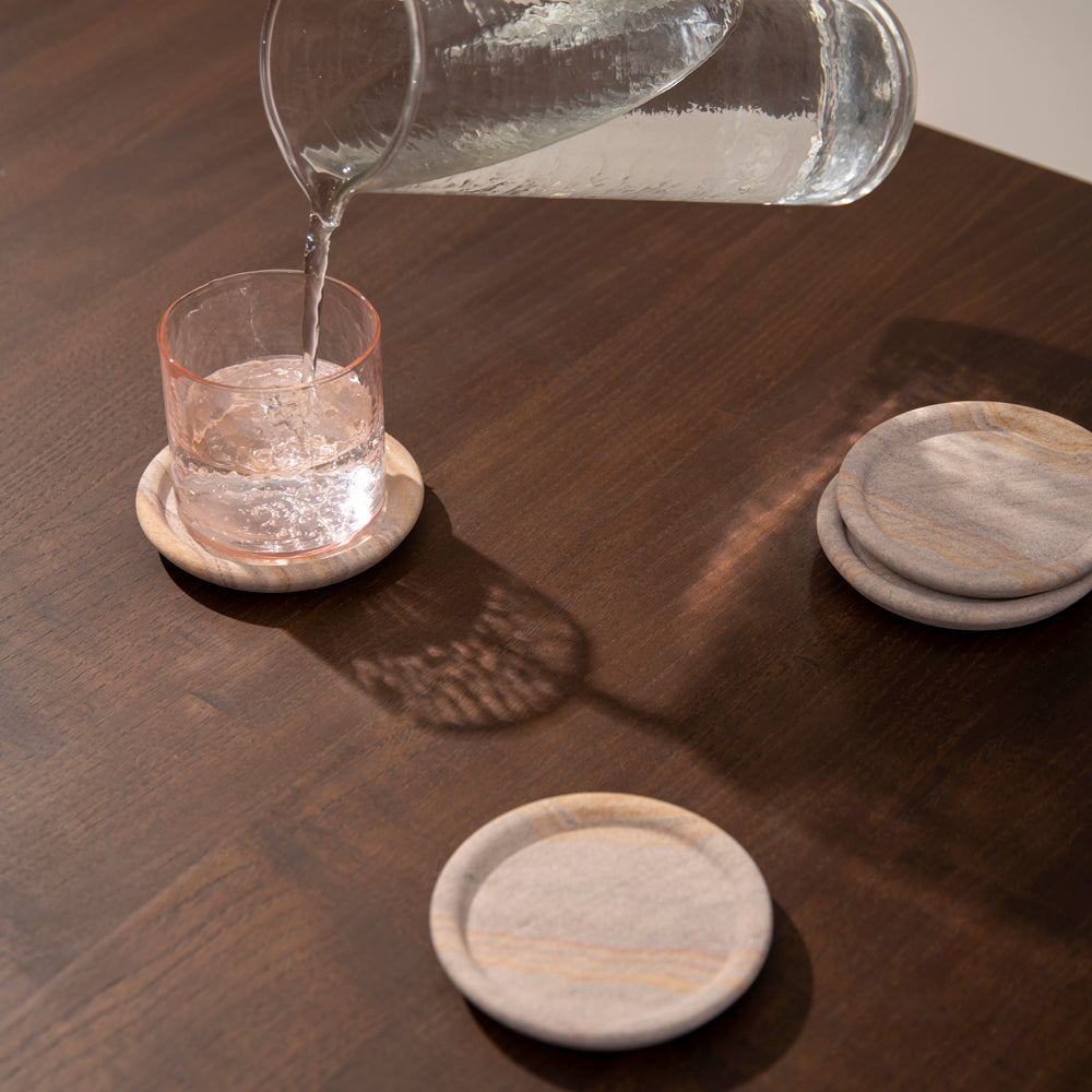 Paria Rainbow Sandstone Coasters, (Set of 4)