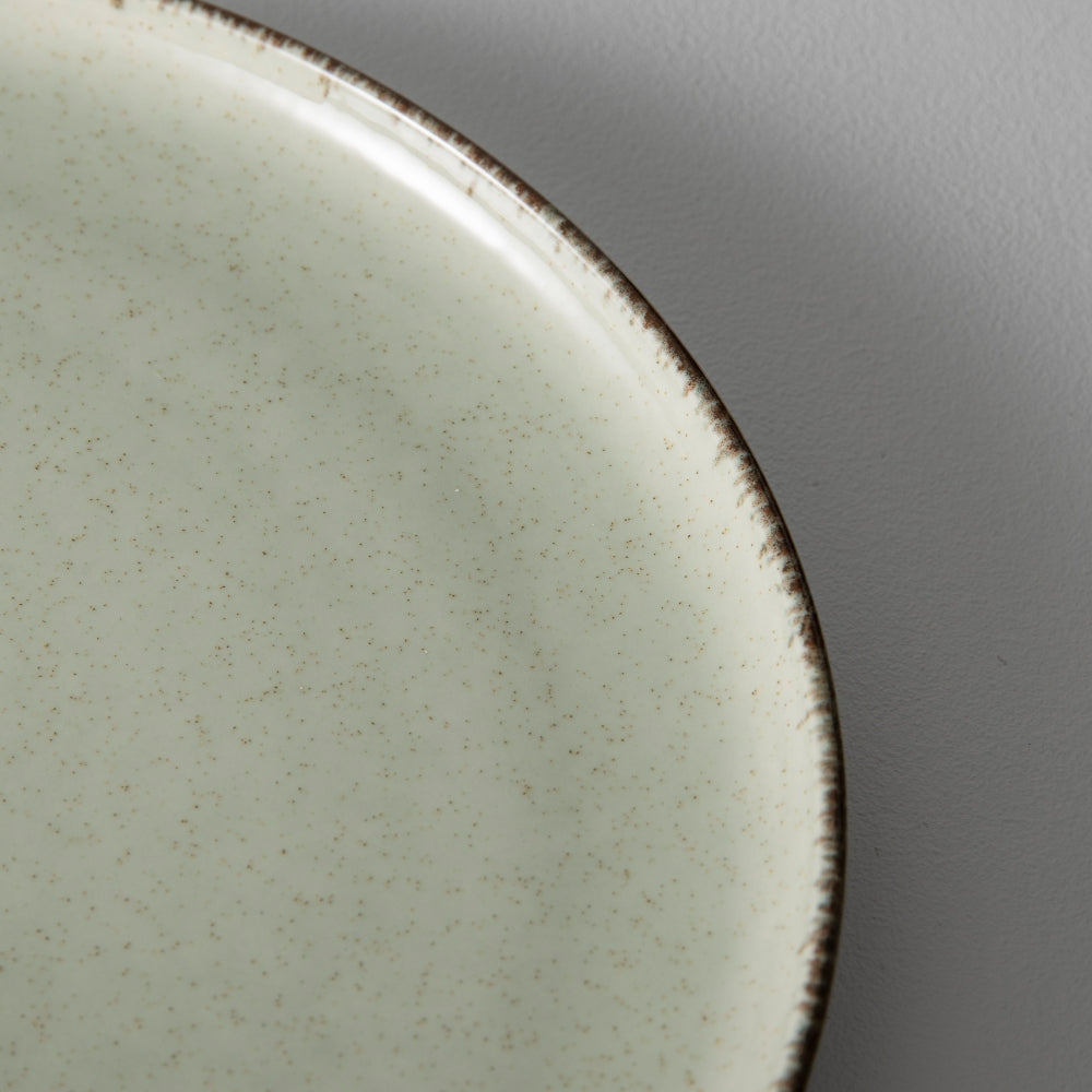 Dotti Porcelain Plate 27cm, Green (Set of 6)