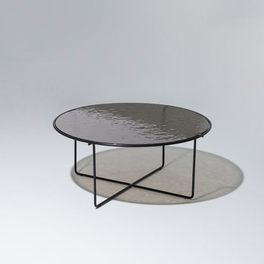 Porta Glass Top Coffee Table, Bronze