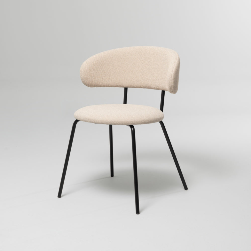 Scoop Dining Chair, Oatmeal