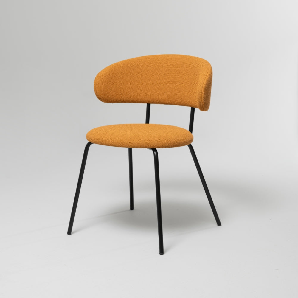 Scoop Dining Chair, Mustard