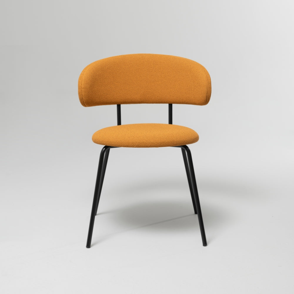 Scoop Dining Chair, Mustard